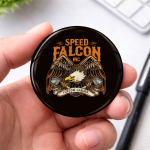 Pin Buttons Speed Falcon Size 58mm